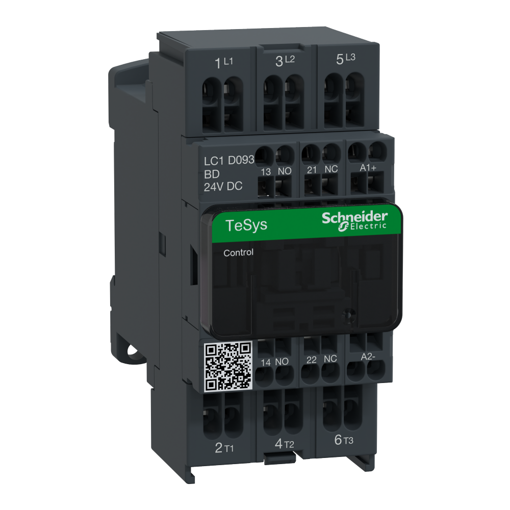 IEC contactor, TeSys Deca, nonreversing, 9A, 5HP