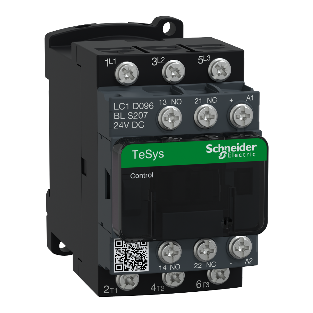 IEC contactor, TeSys D, nonreversing, 9A, 5HP at