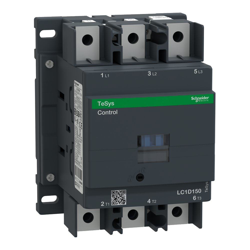 IEC contactor, TeSys Deca, nonreversing, 150A, 1