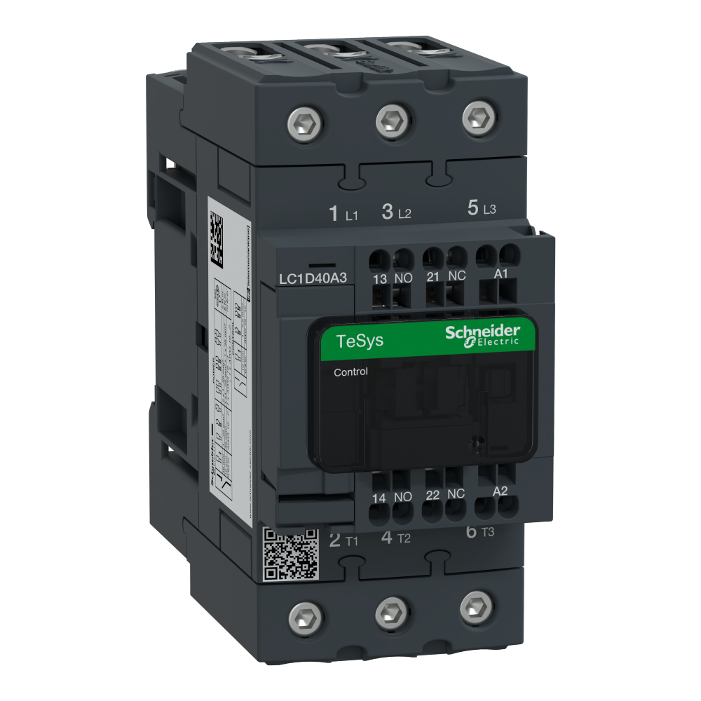 IEC contactor, TeSys Deca, nonreversing, 40A, 30