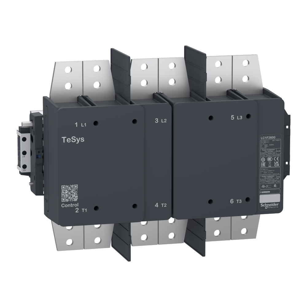 contactor, TeSys F, 3P(3NO), AC1, <=1000V AC 260