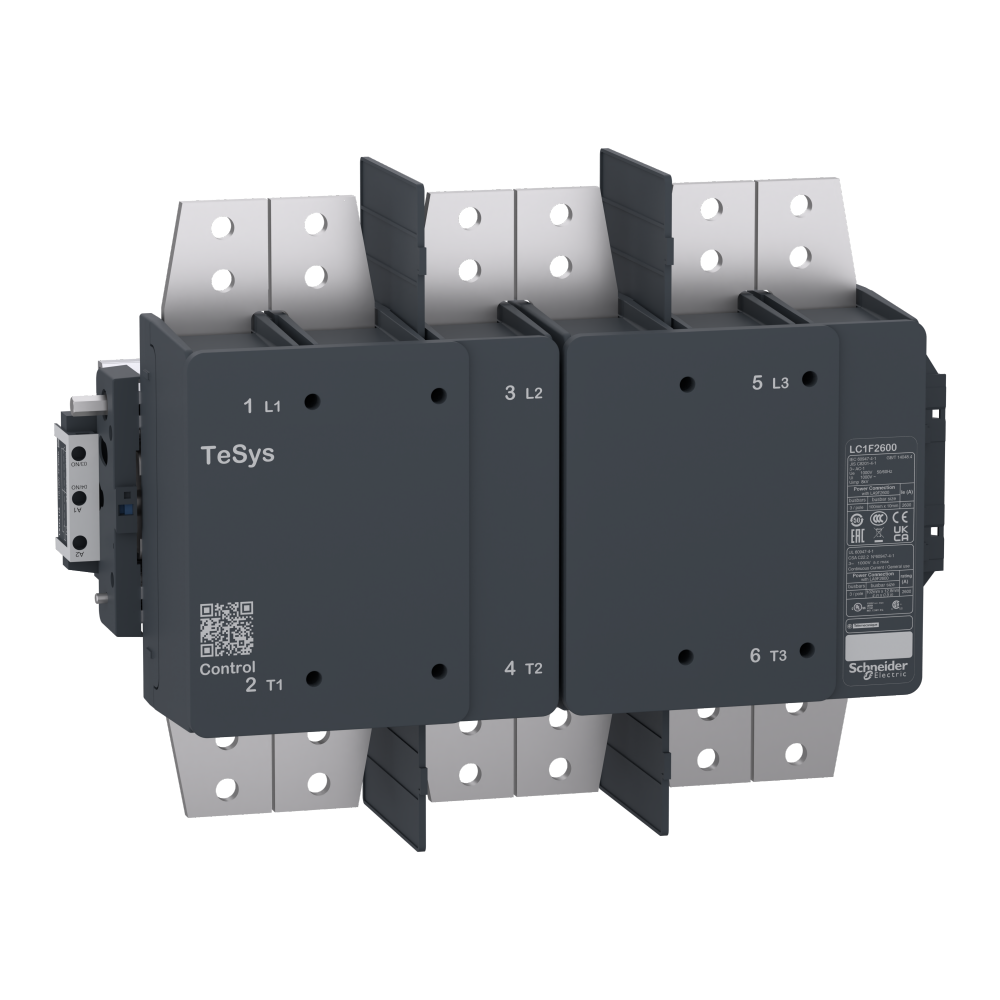 contactor body withou coil,TeSys F, 3P(3NO) AC-1