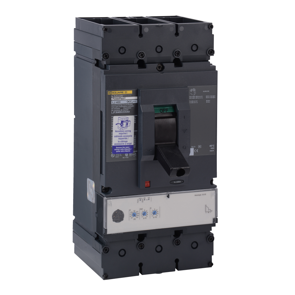 Circuit breaker, PowerPacT L, 600A, 3 pole, 600V