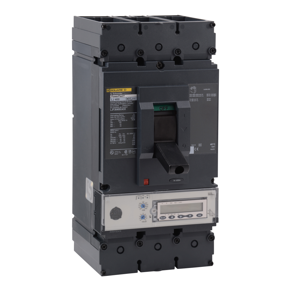 Circuit breaker, PowerPacT L, 600A, 3 pole, 600V