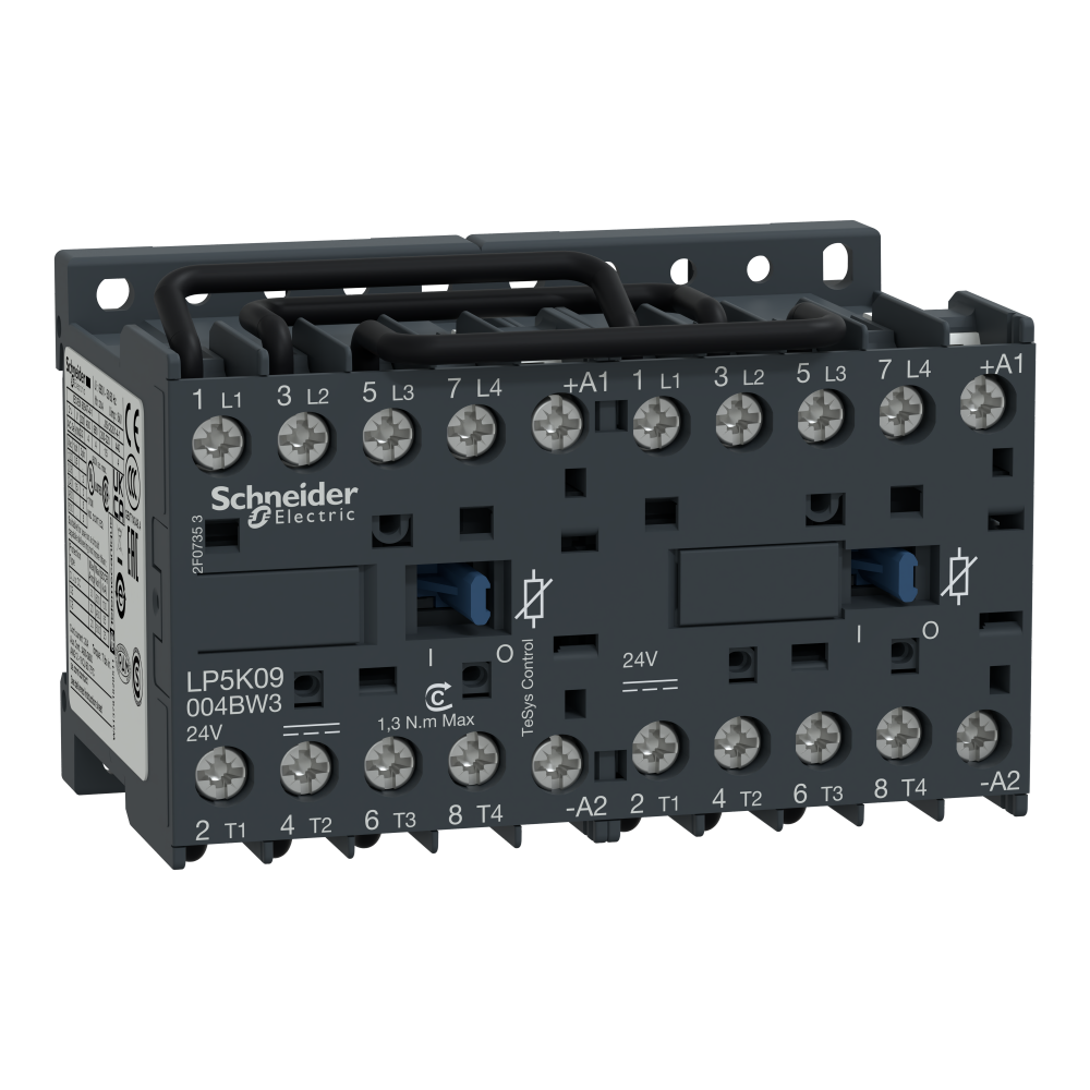Changeover contactor, TeSys K, 4P, AC-1, lt or e