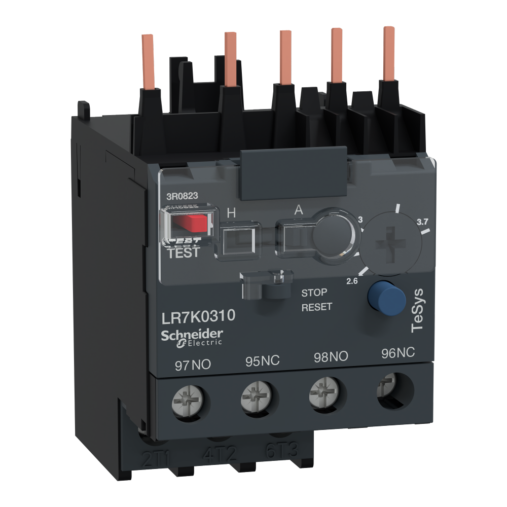Non differential thermal overload relays, TeSys
