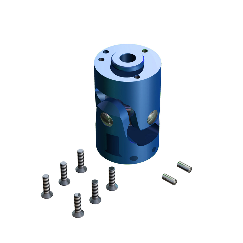 Plastic lower universal joint with fasteners and