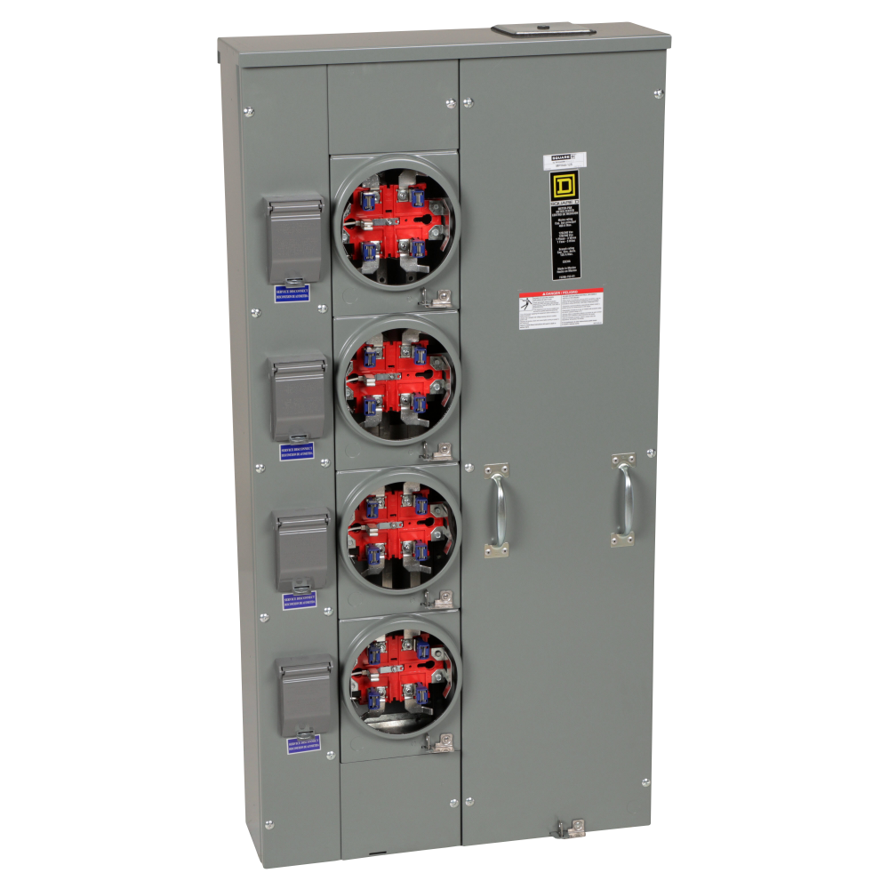 Meter center, MP Meter-Pak, 4 sockets, horn bypa