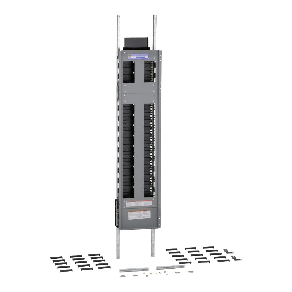 Panelboard interior, NF, main lugs, 400A, Al bus