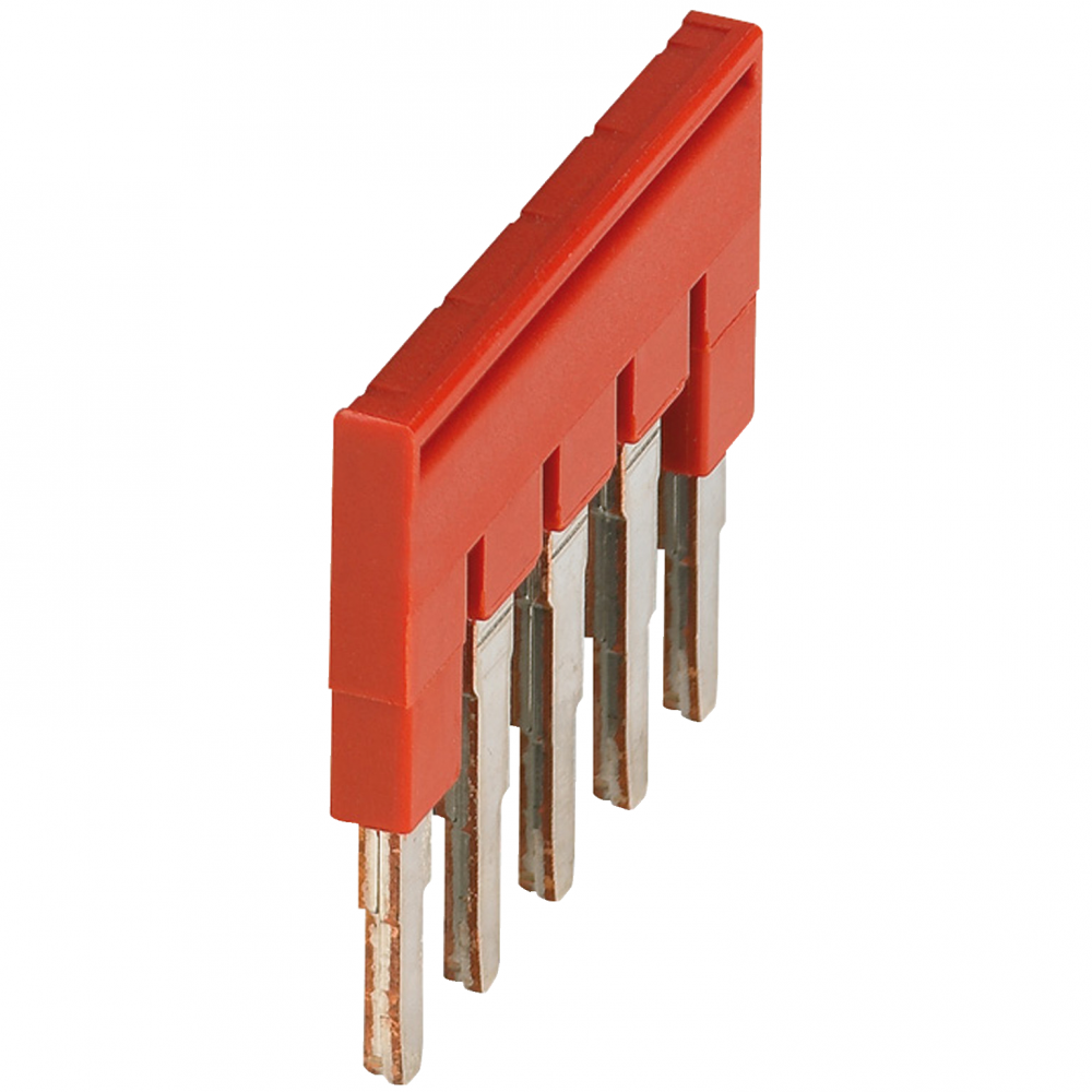 Plug-in bridge, Linergy TR, 5 points, for 6mm²