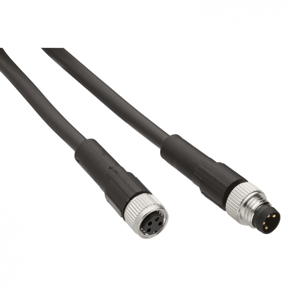 TM7 expansion bus cable - straight - M12B female