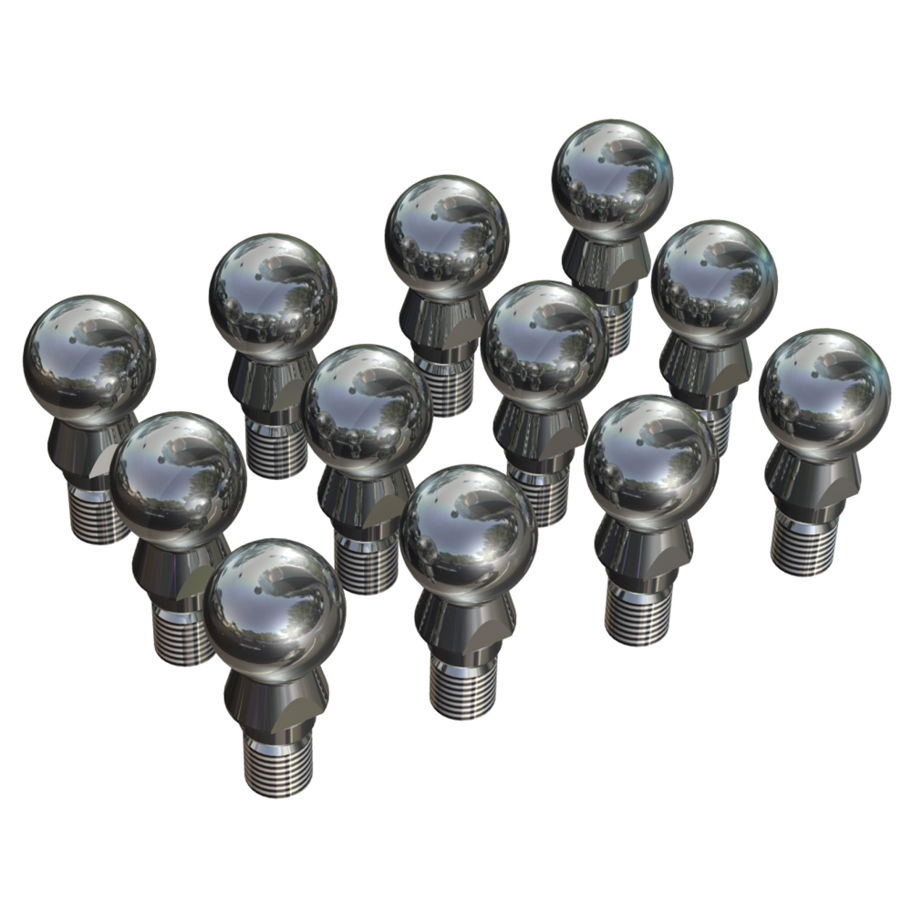 12 ball pins, set for 1 robot