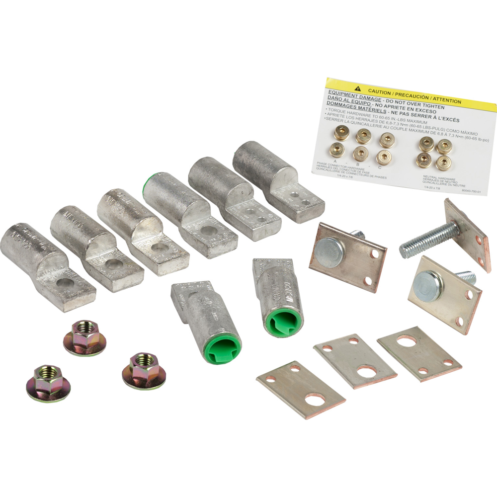 Panelboard accessory, NQ, lug kit, compression,