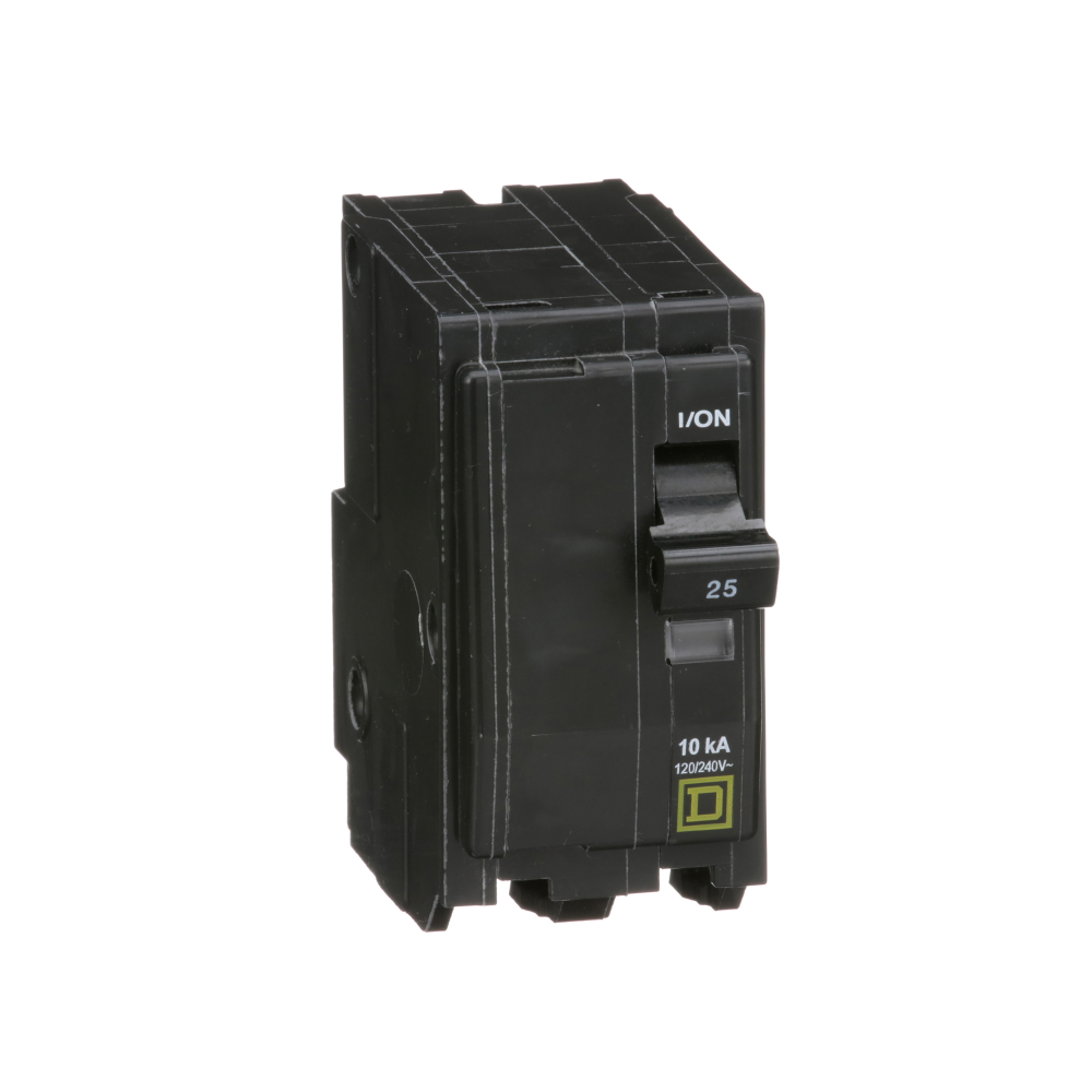 Mini circuit breaker, QO, 25A, 2 pole, 120/240VA