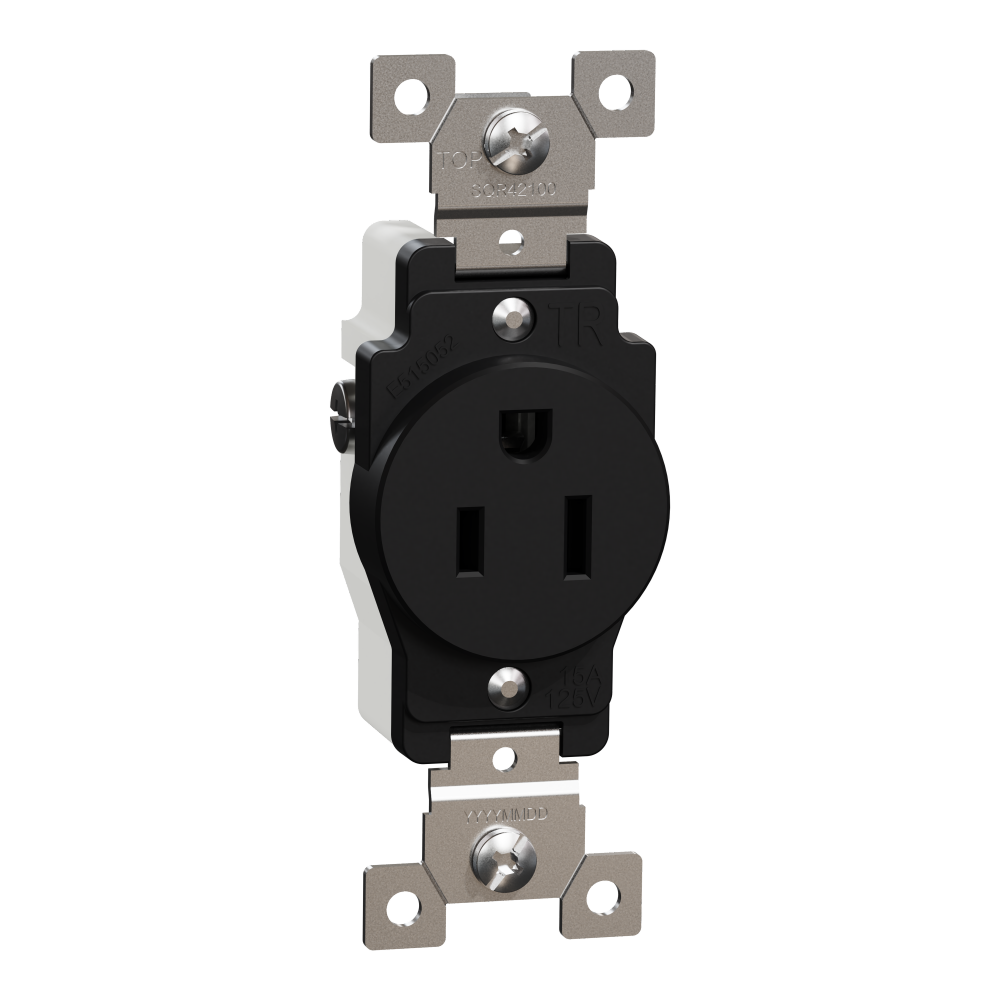 Socket-outlet, X Series, 15A, standard, single,