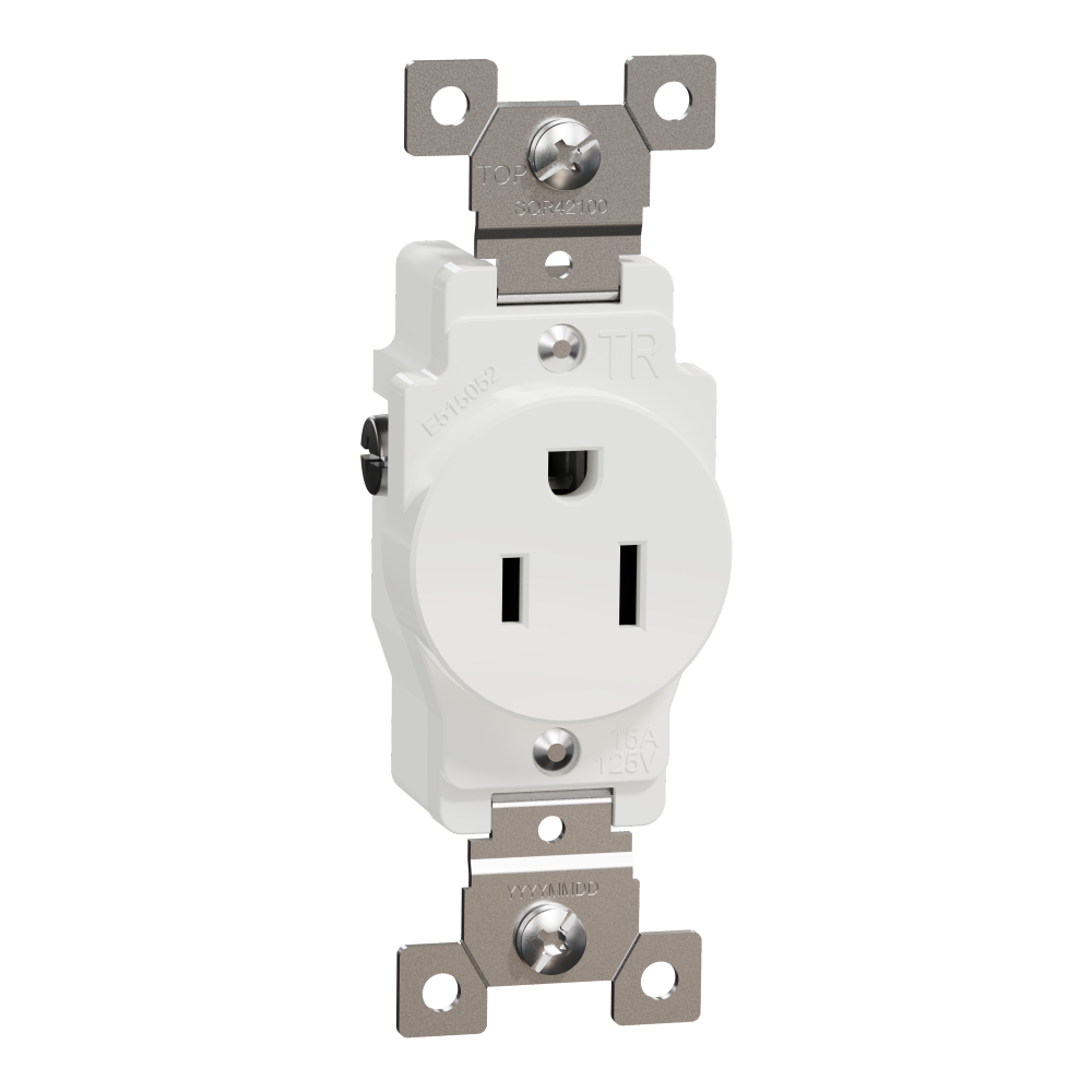 Socket-outlet, X Series, 15A, standard, single,