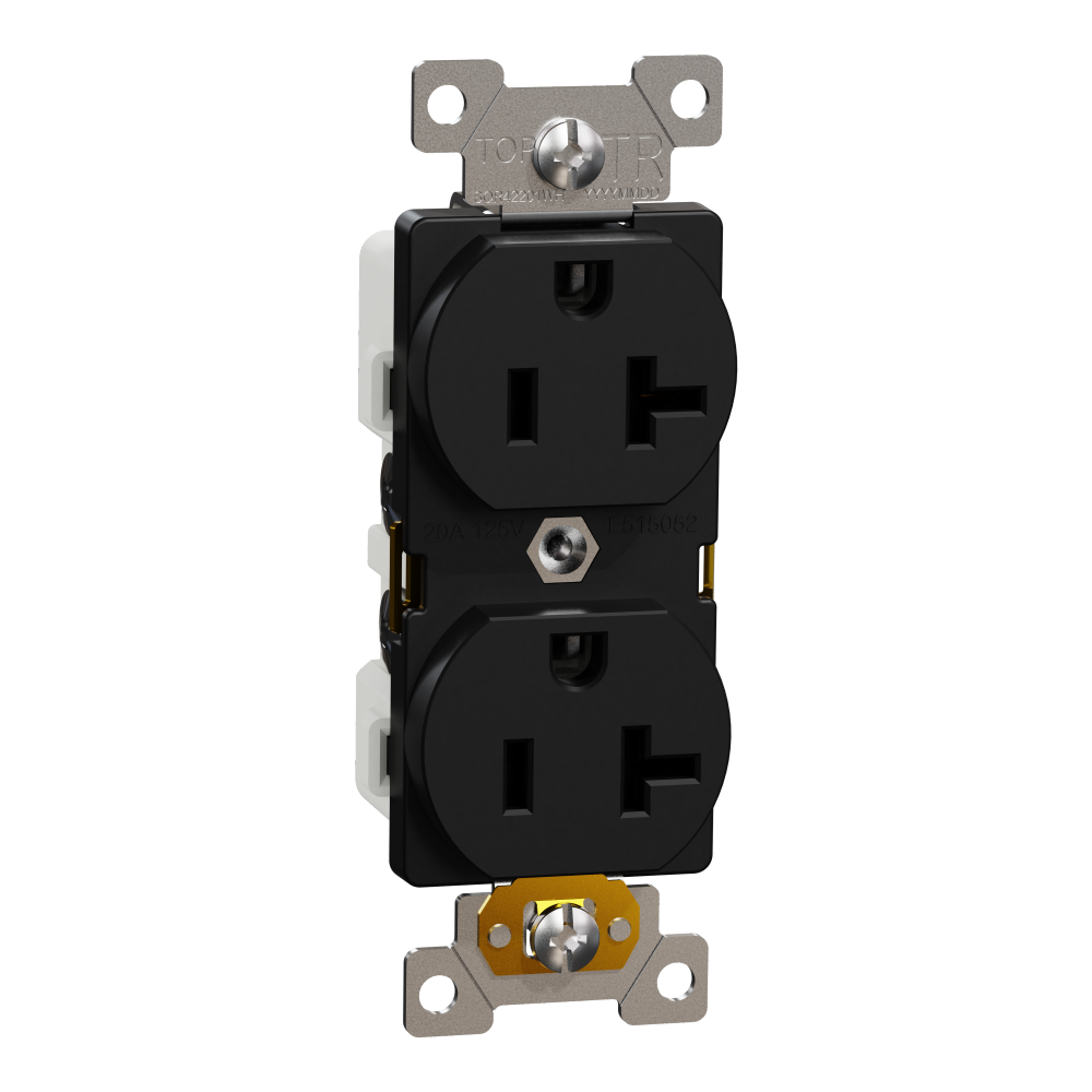 Socket-outlet, X Series, 20A, standard, duplex,