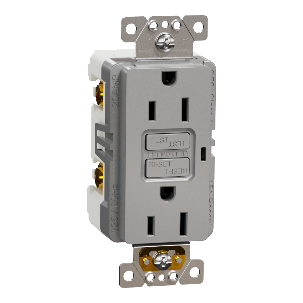 Socket-outlet, X Series, 15A, decorator, GFCI, t