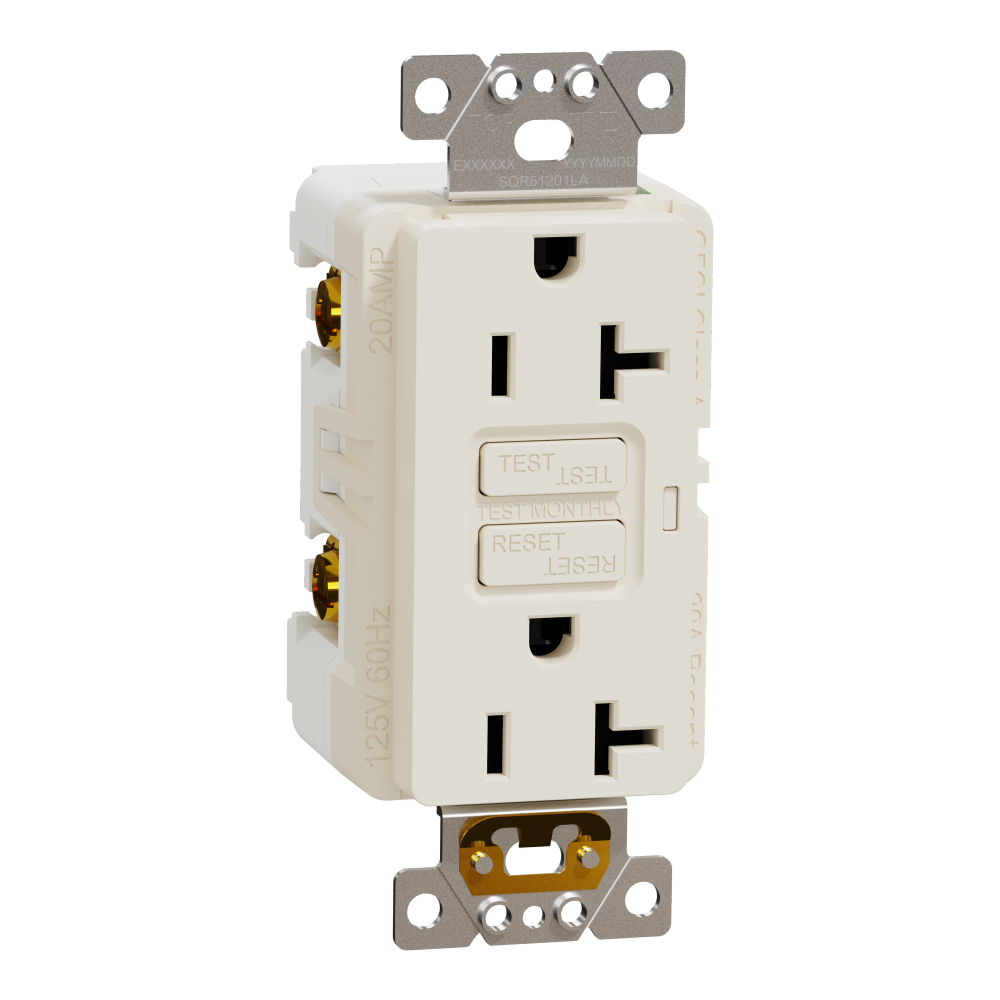 Socket-outlet, X Series, 20A, decorator, GFCI, t