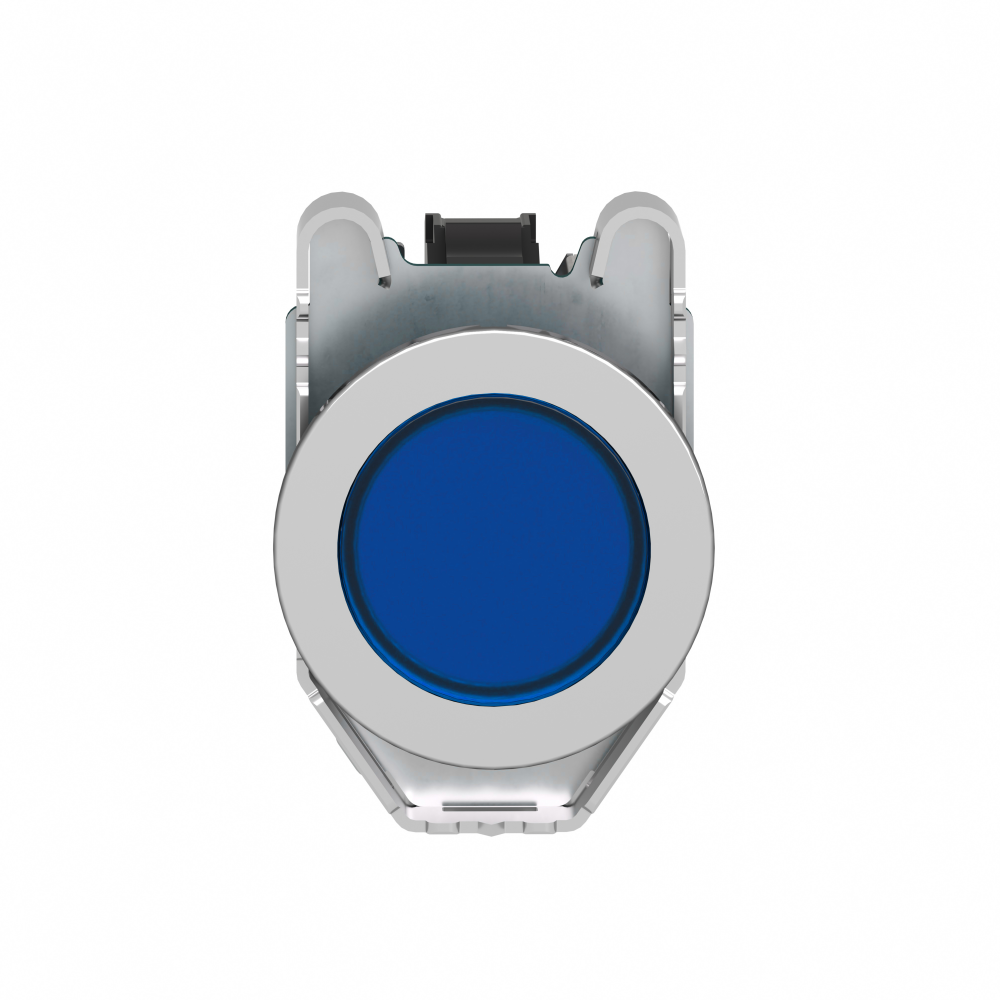 Pilot light, Harmony XB4,metal, blue flush mount