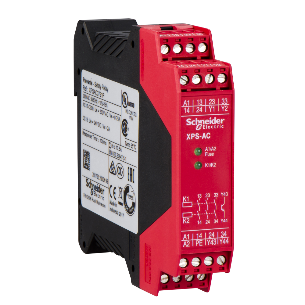 module XPSAC - Emergency stop - 230 V AC