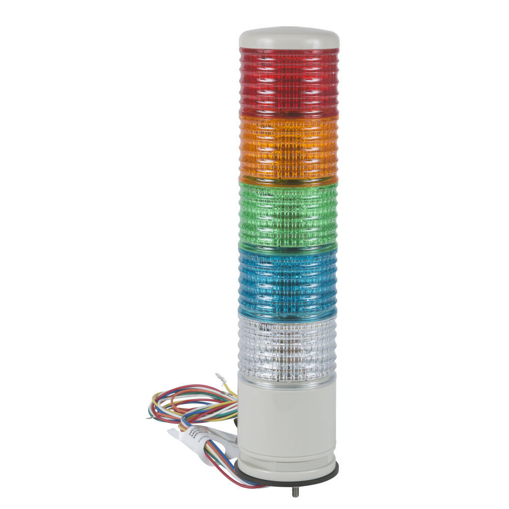 Complete pre wired monolithic tower light, Harmo