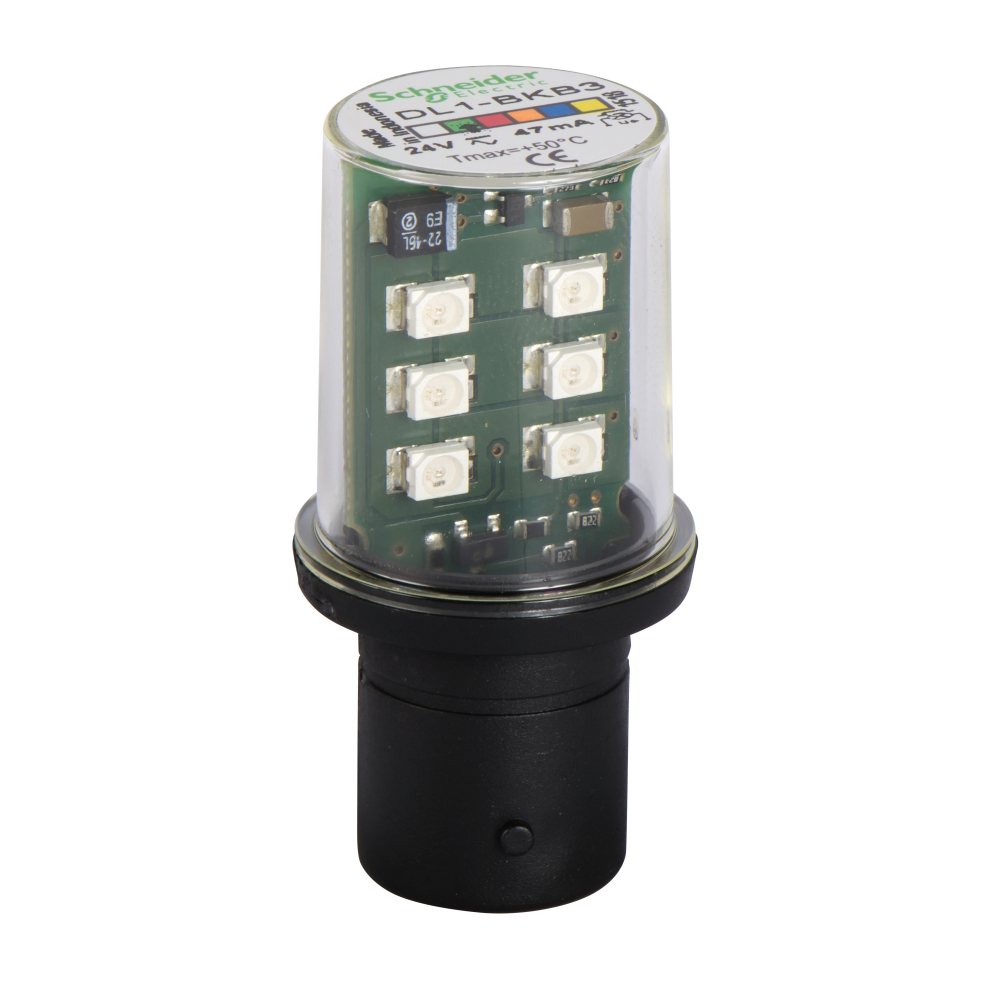 LED bulb, Harmony XVB, BA15d, green, flashing si