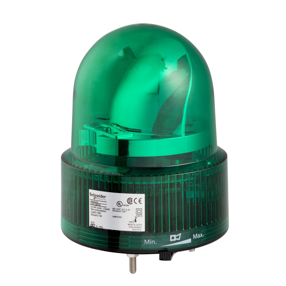 Prewired rotating mirror beacon, Harmony XVR, 12