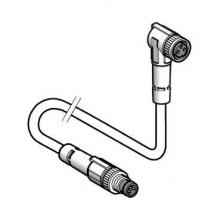 Schneider Electric XZCR2706037R1 - EXTENS.LEAD PUR M8 M8-1M ELBOWED CONNECTOR