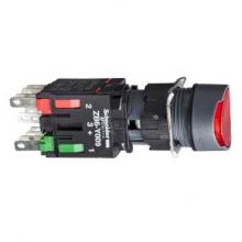 Schneider Electric XB6AW4G5B - RND RED FLUSH 1 NO, 1 NC 120VAC