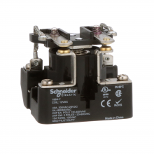 Schneider Electric 199X-7 - Power relay, Legacy, DPST, 40A, 12 VDC, open typ