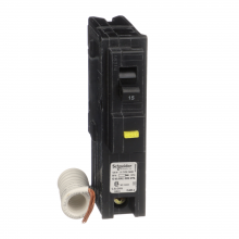 Schneider Electric CHOM115GFI - Mini circuit breaker, Homeline, 15A, 1 pole, 120