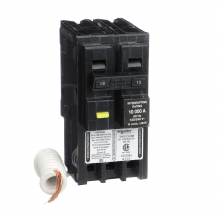 Schneider Electric CHOM215GFI - Mini circuit breaker, Homeline, 15A, 2 pole, 120