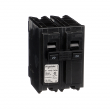 Schneider Electric CHOM220 - Mini circuit breaker, Homeline, 20A, 2 pole, 120