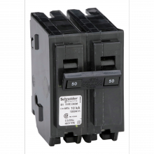 Schneider Electric CHOM250 - Mini circuit breaker, Homeline, 50A, 2 pole, 120