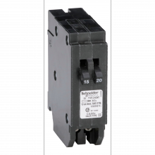 Schneider Electric CHOMT1520 - Tandem circuit breaker, Homeline, 1 x 1 pole at
