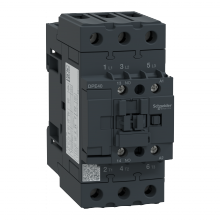 Schneider Electric DPE40U7 - IEC contactor,Easy TeSys DPE,nonreversing,40A,3P