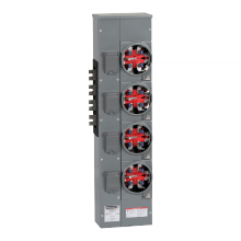 Schneider Electric EZMH314125 - Branch unit, EZ Meter-Pak, 125A, 4 x 5 jaw socke