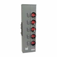 Schneider Electric EZMR115225CU - Branch unit, EZ Meter-Pak, 225A, 5 sockets, 120/