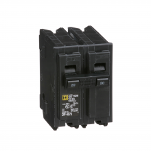 Schneider Electric HOM220CP - Mini circuit breaker, Homeline, 20A, 2 pole, 120