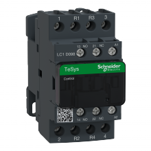 Schneider Electric LC1D128D7 - IEC contactor, TeSys Deca, nonreversing, 25A res