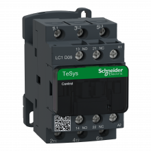 Schneider Electric LC1D09Y7 - IEC contactor, TeSys Deca, nonreversing, 9A, 5HP