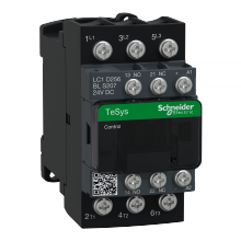 Schneider Electric LC1D256BLS207 - IEC contactor, TeSys D, nonreversing, 25A, 15HP