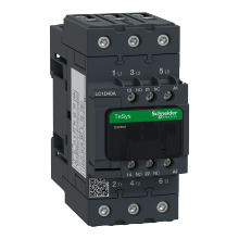 Schneider Electric LC1D40AG7TQ - IEC contactor, TeSys D, nonreversing, 40A, 30HP