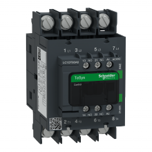 Schneider Electric LC1DT80A6BNE - IEC contactor, TeSys Deca Green, nonreversing, 8