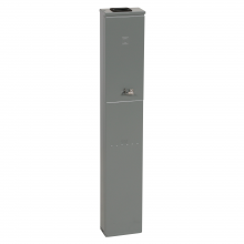 Schneider Electric MP43X8PED - MP Meter Pak, wall mount pedestal for MP Meter P