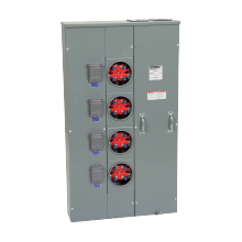 Schneider Electric MP64200 - Meter center, MP Meter-Pak, 4 sockets, no bypass