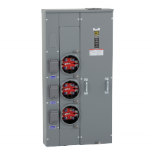 Schneider Electric MPR33125 - Meter center, MP Meter-Pak, 3 sockets, no bypass