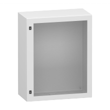 Schneider Electric NSYCRN108400T - Glazed steel door, PanelSeT CRN, without mountin