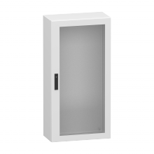 Schneider Electric NSYCRN126300T - Glazed steel door, PanelSeT CRN, without mountin